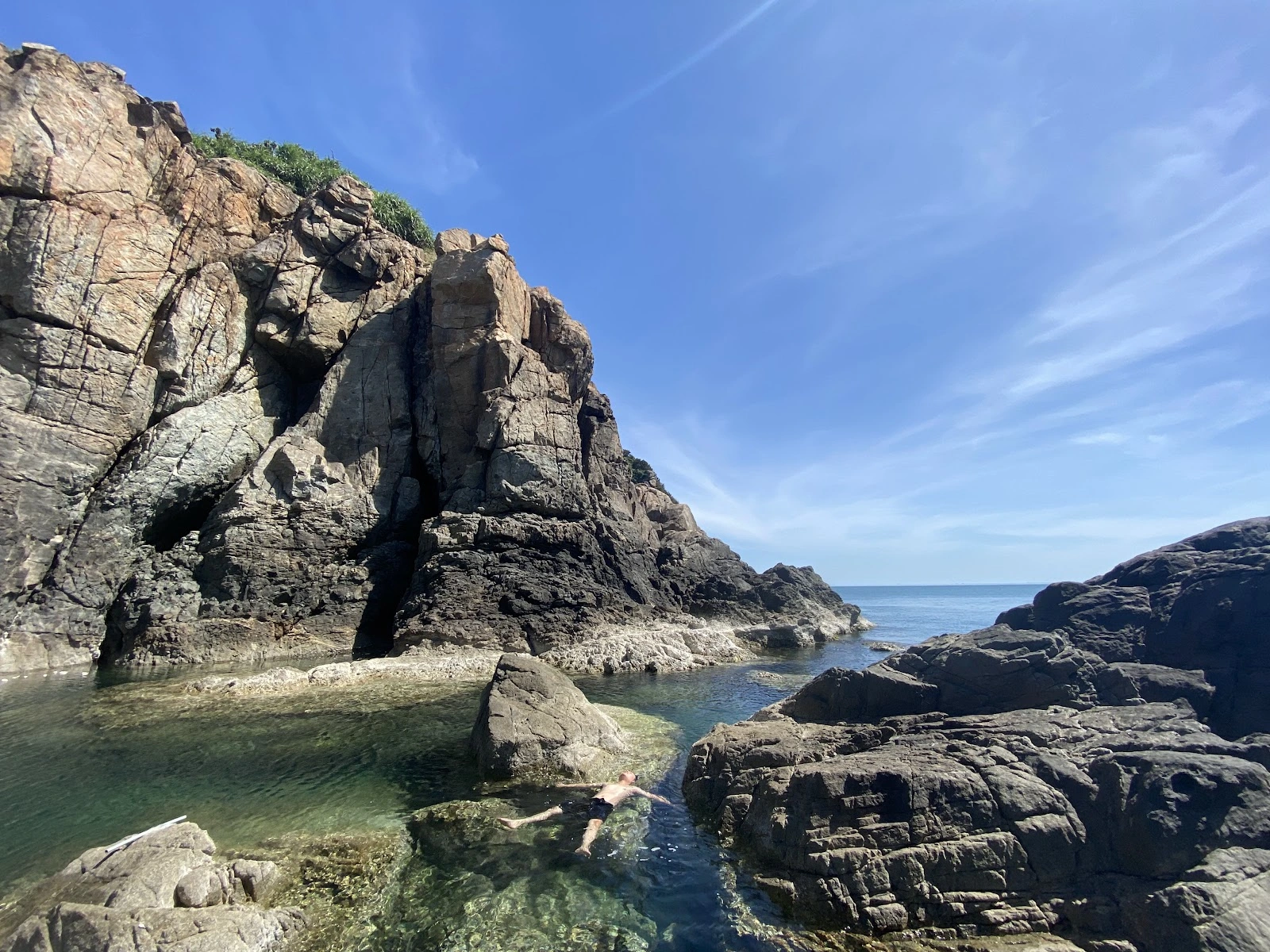 Watching the sea and observing the coastal ecosystem