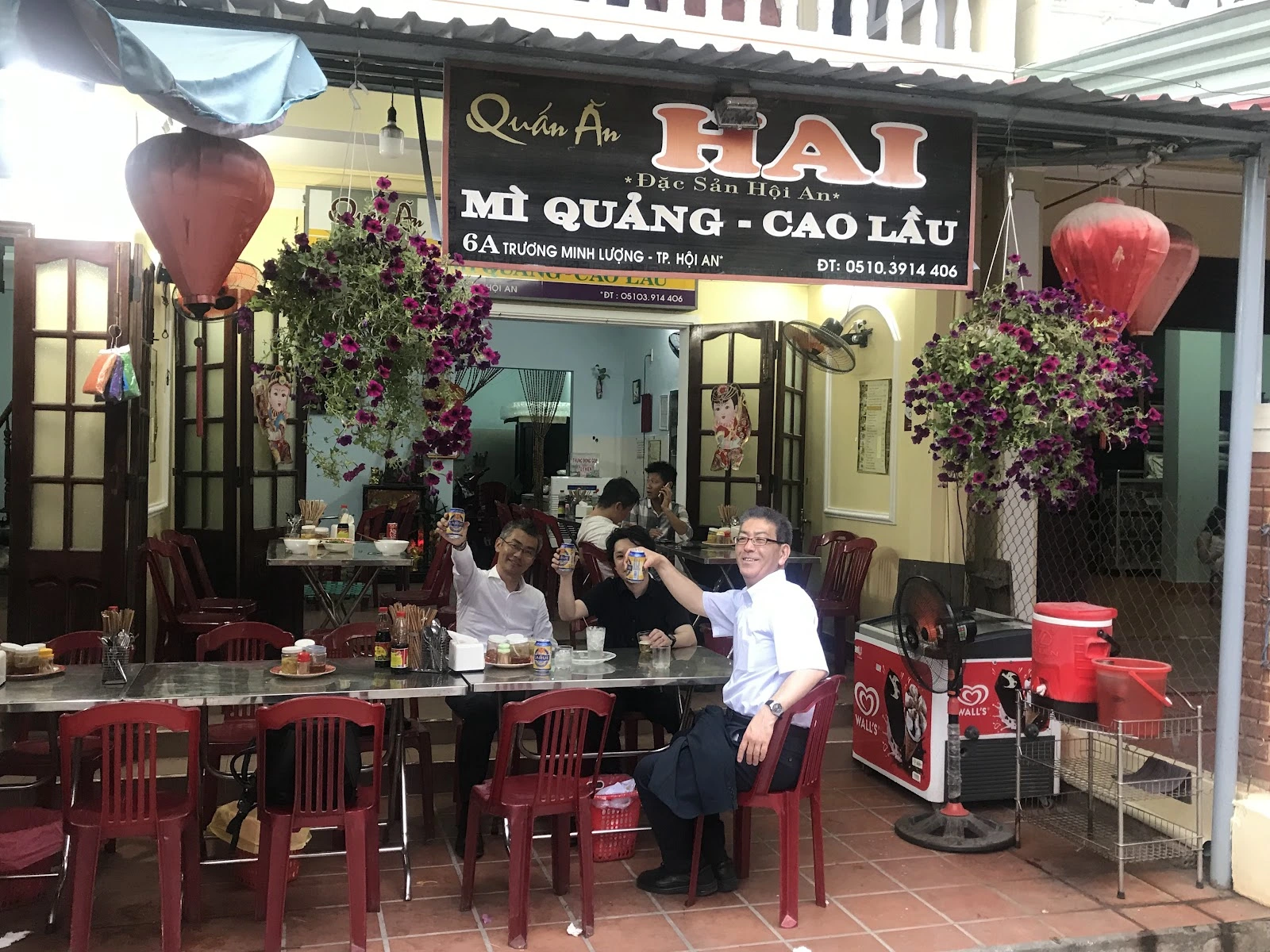 ホイアン HaiさんのQuang麺 – Quang麺とCao Lauのレストラン、6A Trương Minh Lượng通り