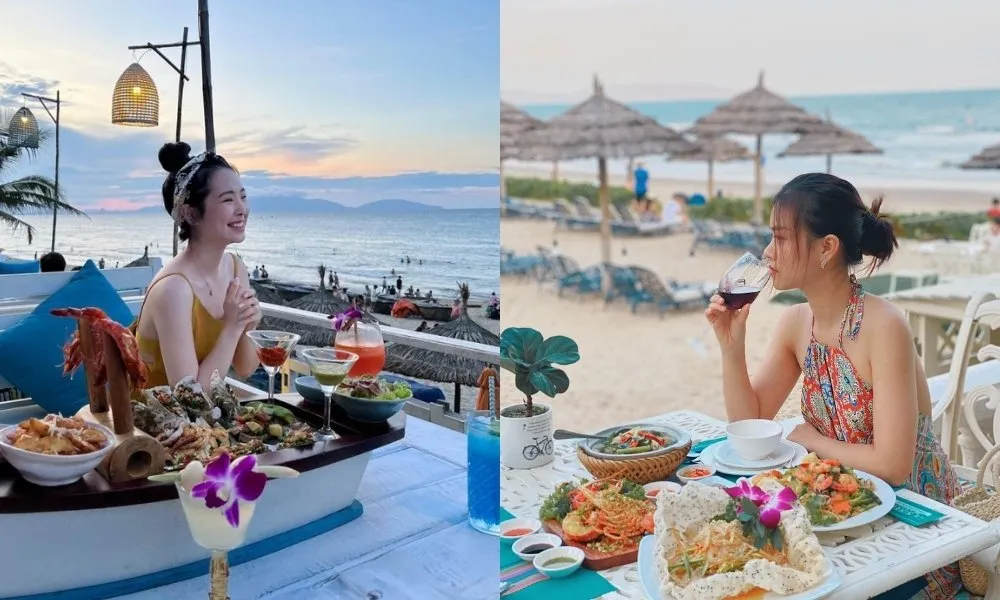 Chụp ảnh check-in theo vibe biển Hội An