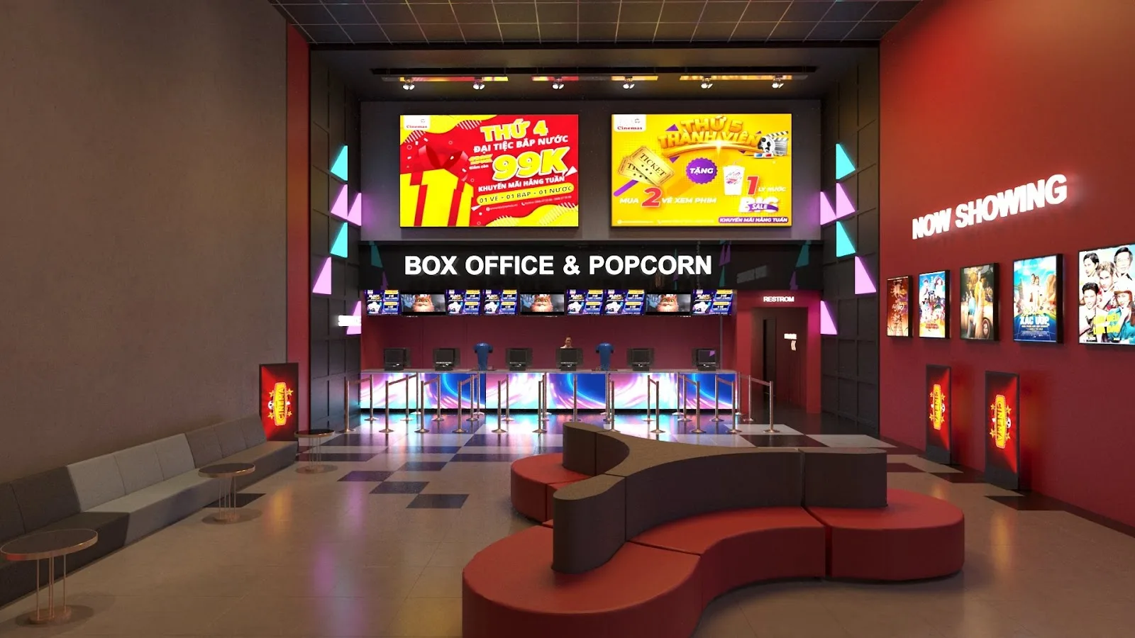 RIO Hòa Khánh - Integrated Entertainment Hub for Movie Watching, Children's Play Area, and Cuisine