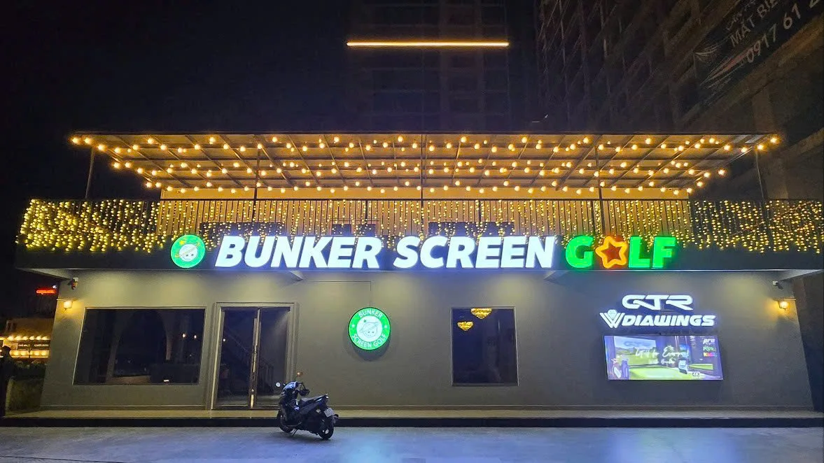 THE BUNKER Screen Golf Đà Nẵng – Sân Golf 3D Trong Nhà Mở Cửa Đến 02:00