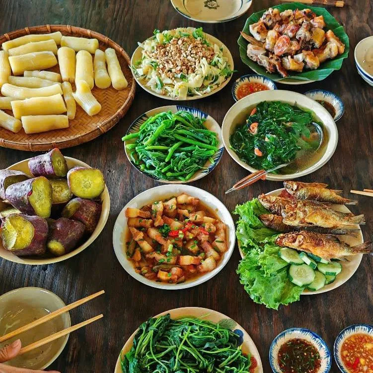 Ăn uống tại farm