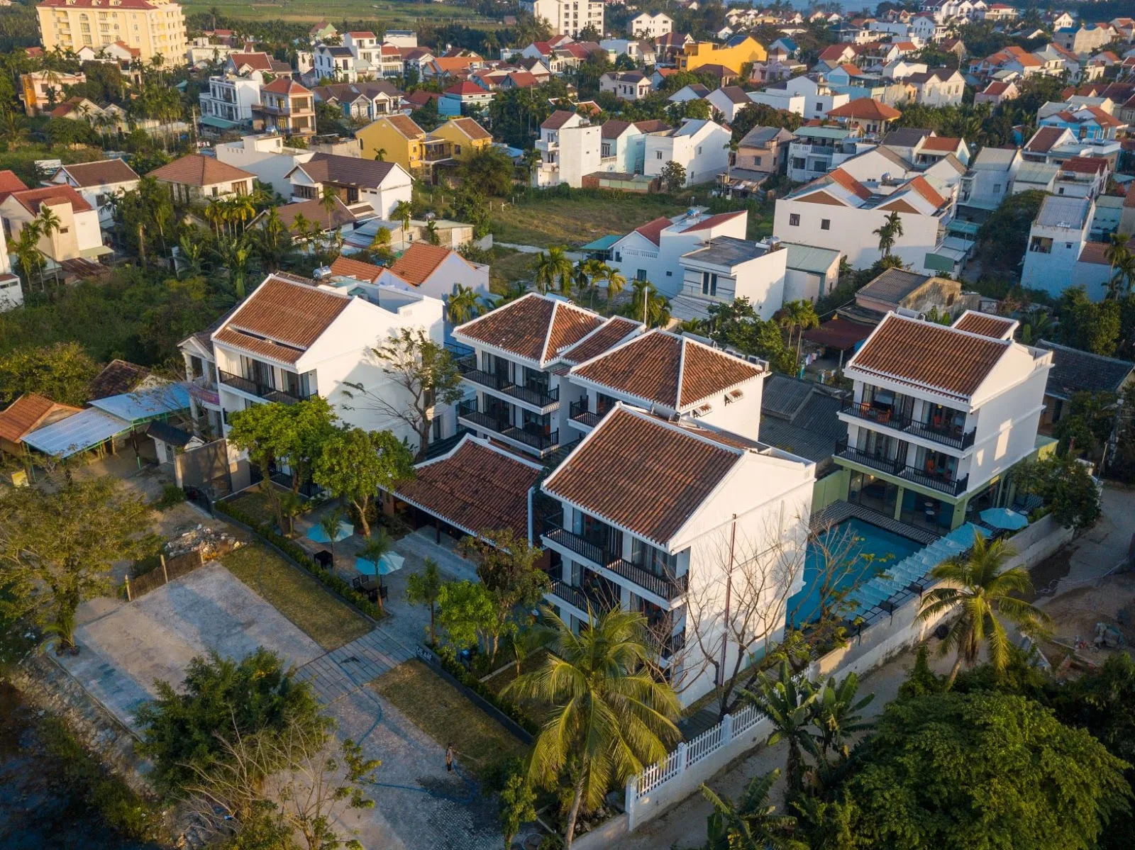 De An Hotel Hoi An – インドシナスタイルの4つ星ブティックホテル、プールと手作りビール付き