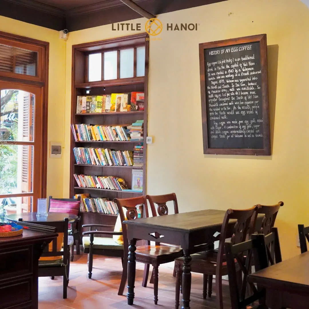 Little HaNoi Egg Coffee - ร้านกาแฟไข่บรรยากาศเงียบสงบ ชวนให้นึกถึงอดีต ใกล้เมืองเก่า