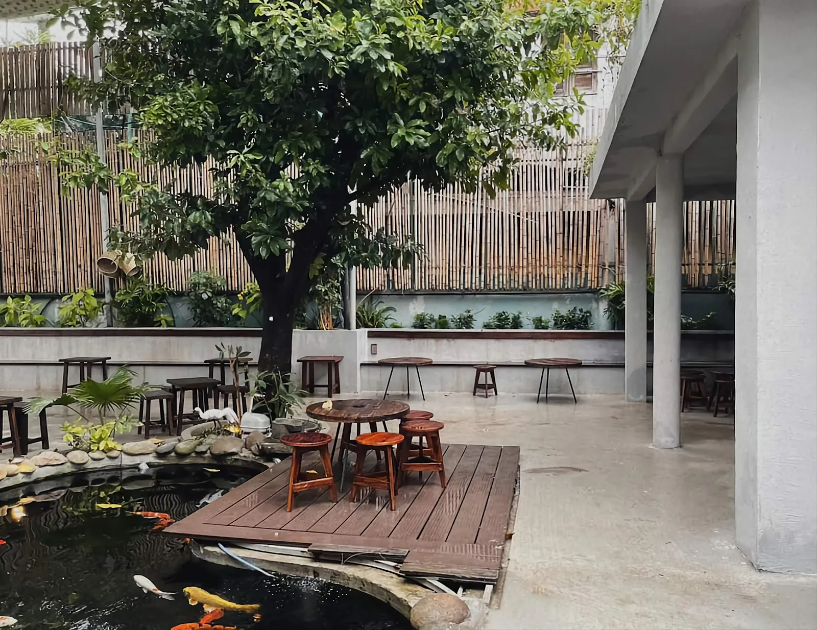 Miên Coffee - Quán Cà Phê Sân Vườn Hồ Cá Koi Yên Tĩnh Tại Trung Tâm Đà Nẵng