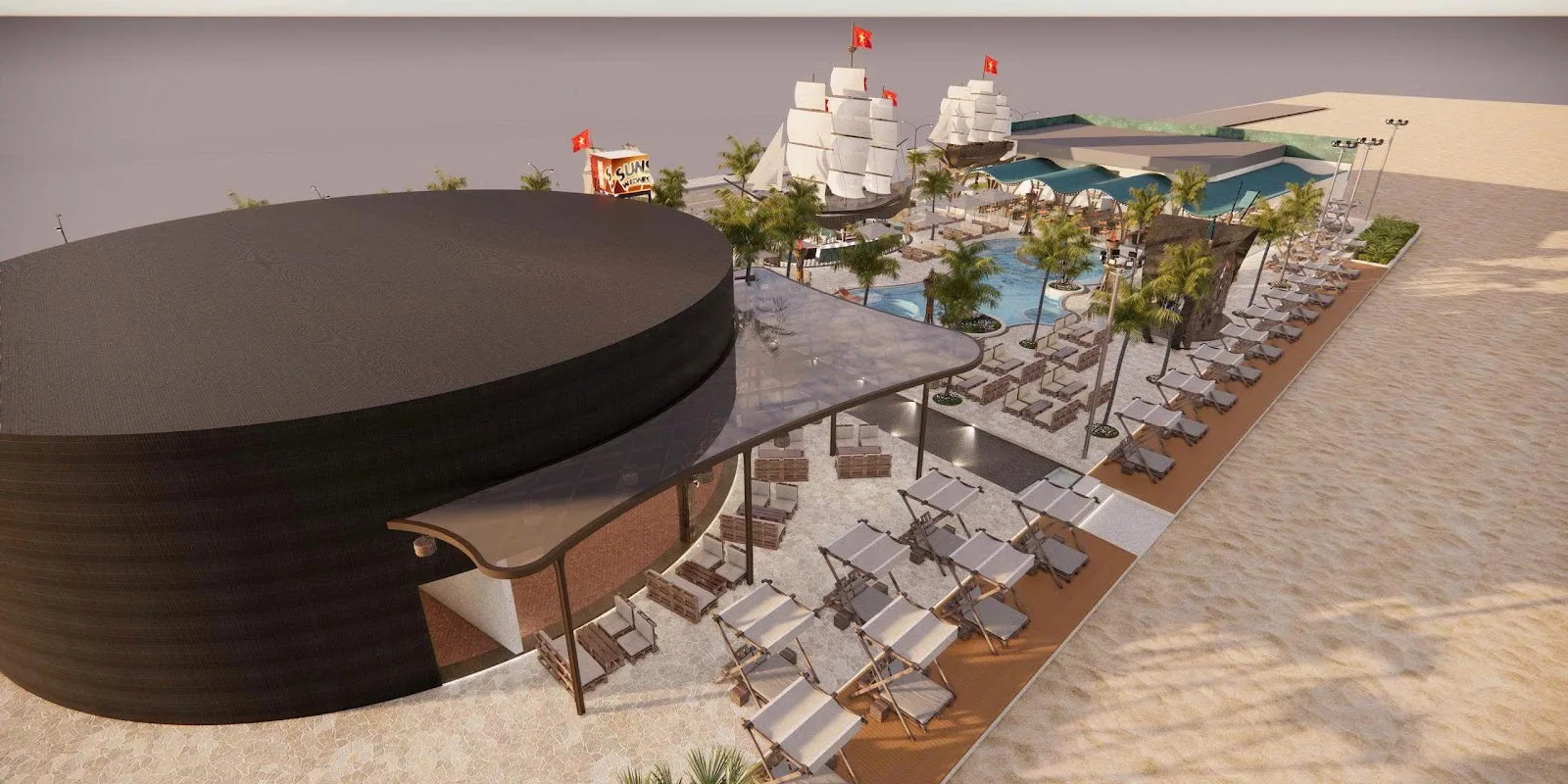 Columbo Beach Club: Oanh Tạc Tổ Hợp Beach Bar Đêm Sôi Động Bậc Nhất