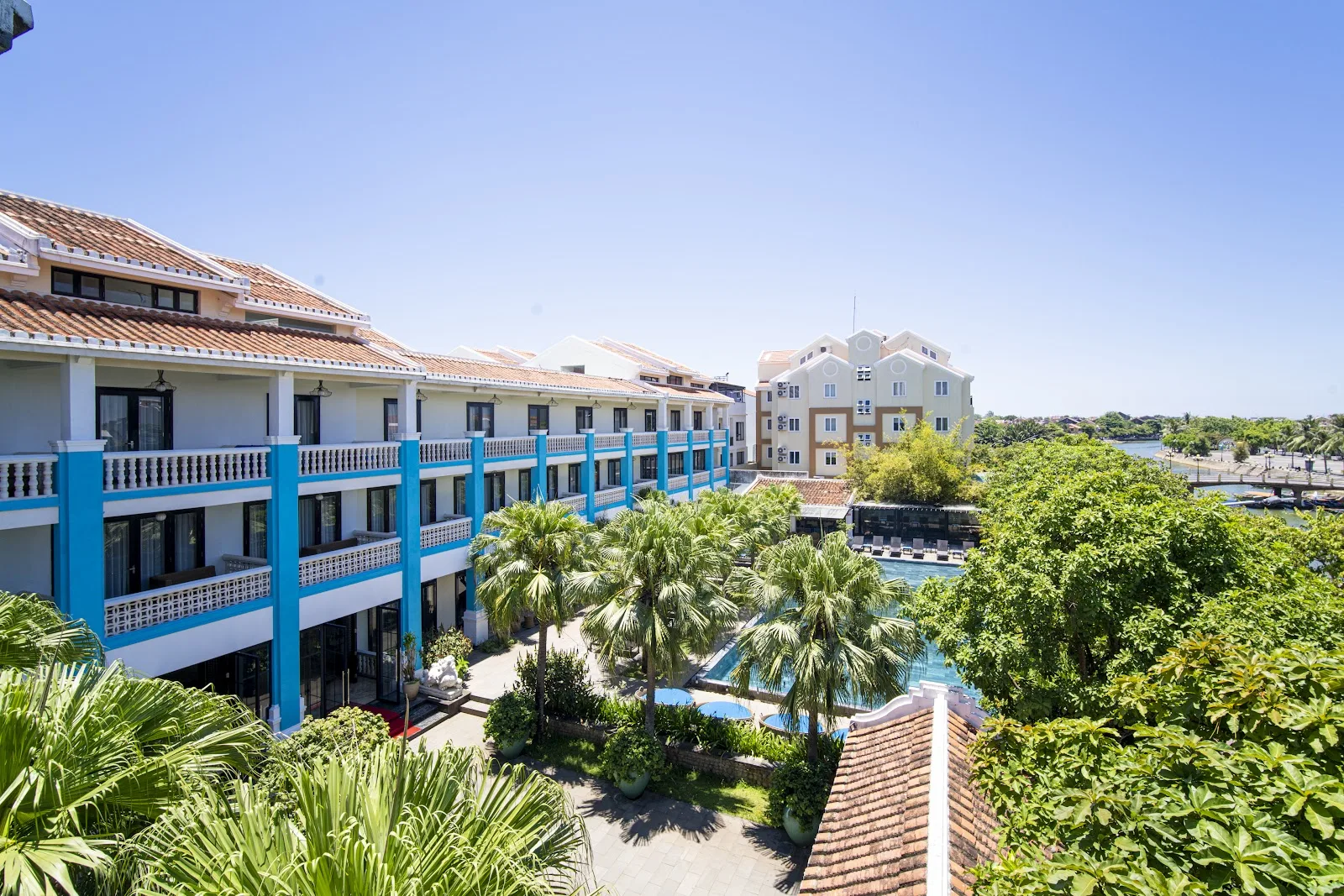 Thanh Binh Riverside Hotel ホイアン：古鎮近くの便利な高級リバーサイドホテル