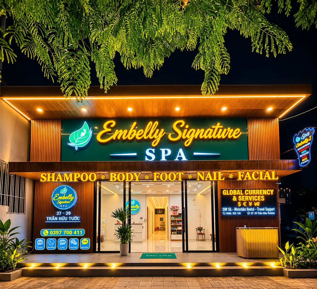 Embelly Signature Spa: Địa Điểm Massage Và Gội Đầu Dưỡng Sinh
