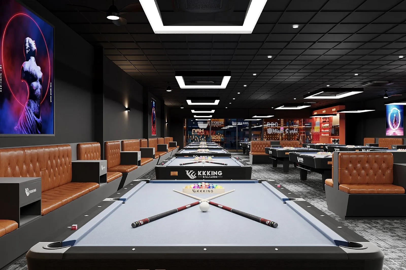 Han Billiards Club: Bật Mí Câu Lạc Bộ Bida Mở Cửa Xuyên Đêm Siêu Thoáng Mát