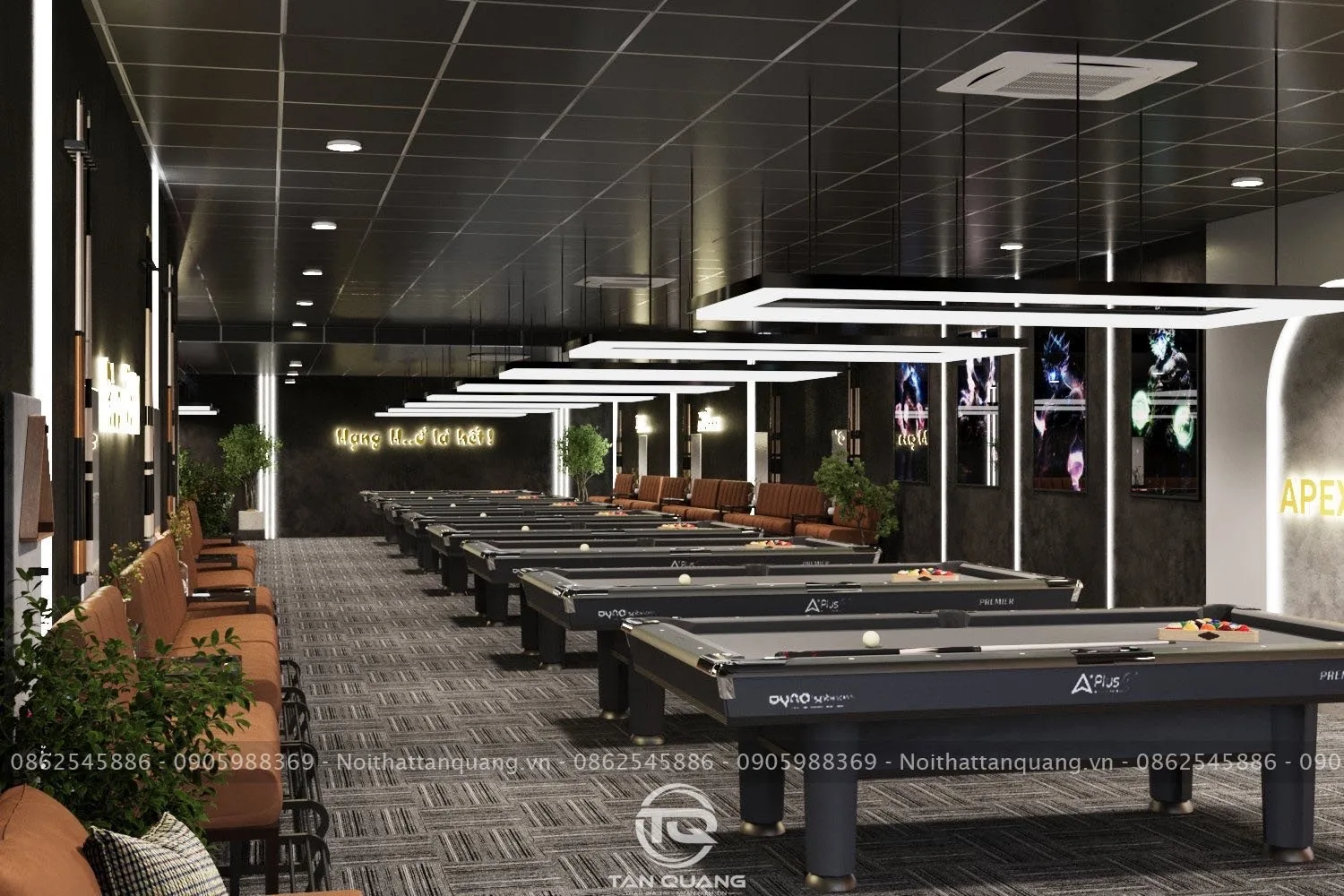Apex Pool Billiards: Check-in Tọa Độ Bida Mở Cửa Xuyên Đêm Phạm Như Xương