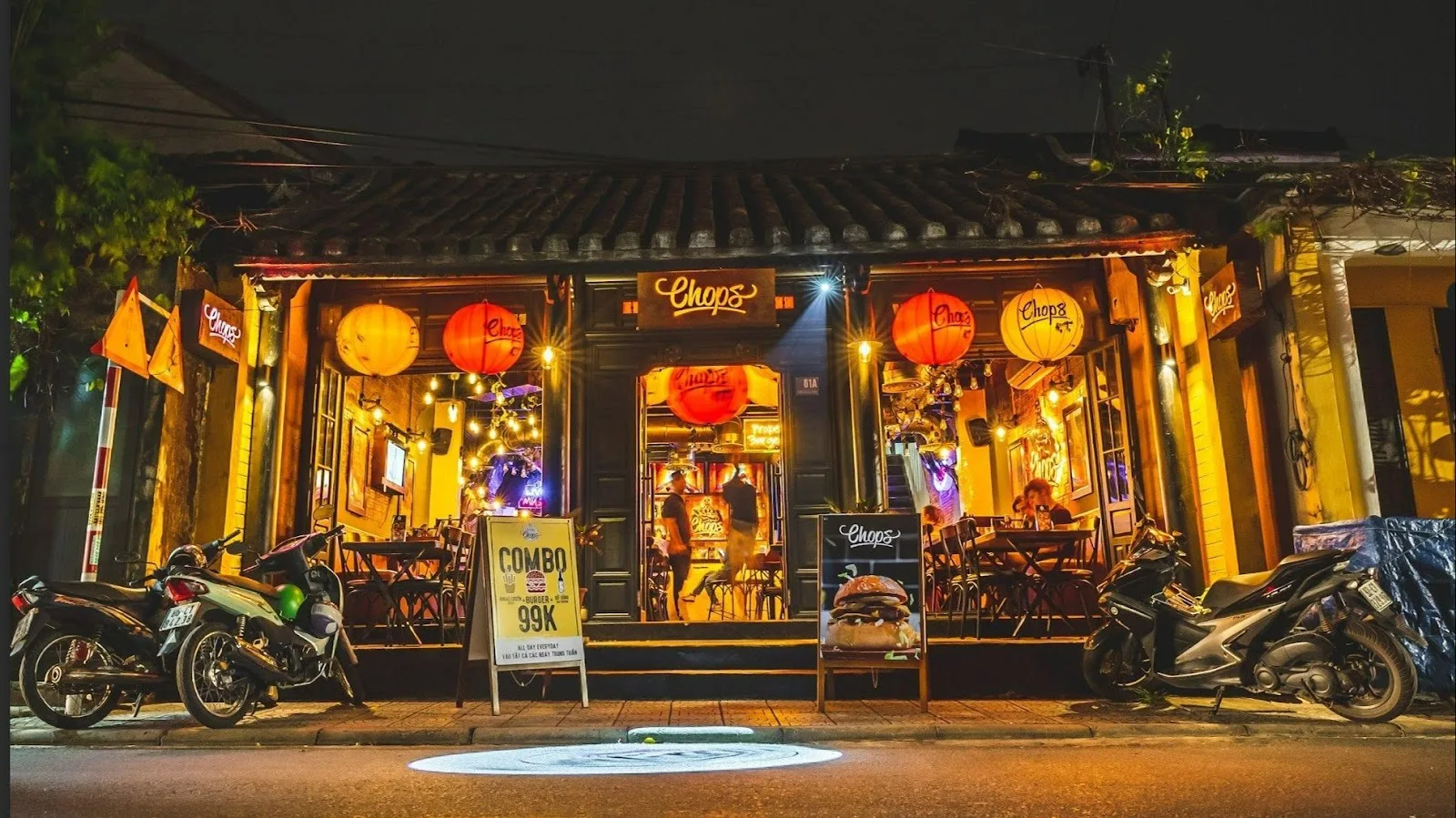 Chops Hoi An – Burger, Pizza & Sports Bar Có Nhạc Sống Tại Phố Cổ Hội An