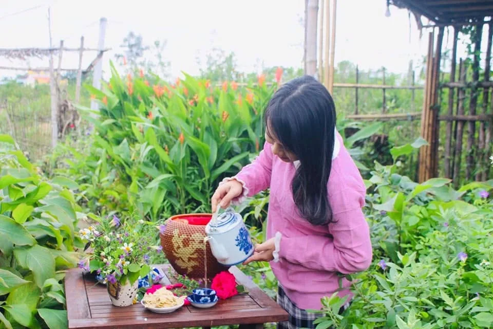 素朴なスタイルでの写真撮影